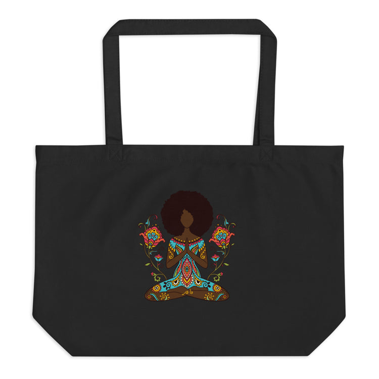 Large organic tote bag