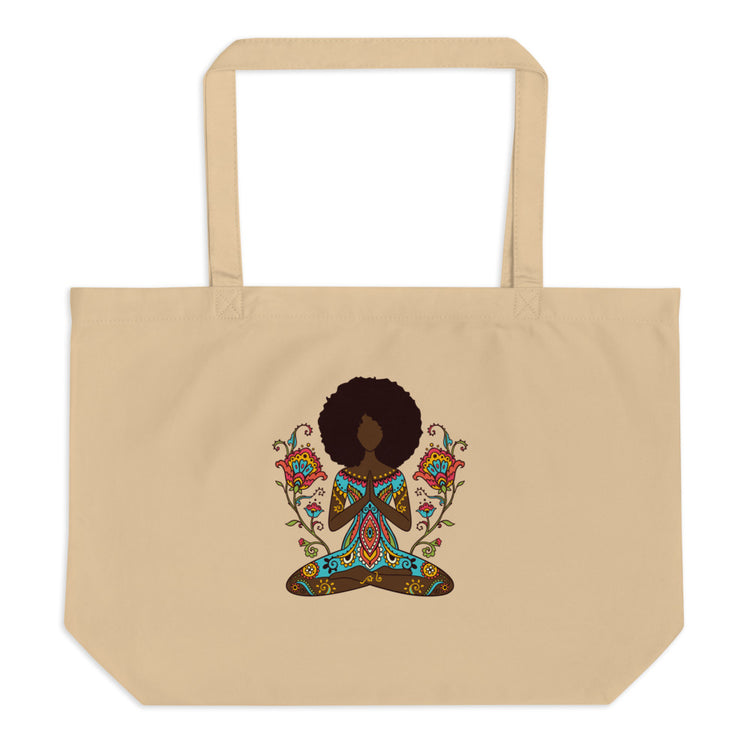 Large organic tote bag