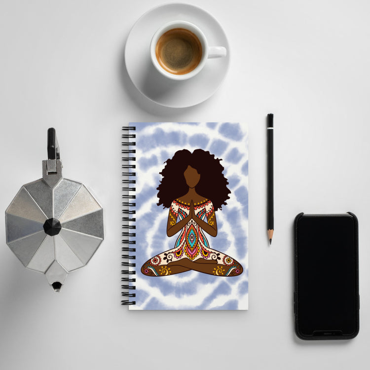 Dotted Pages Spiral Notebook Blue