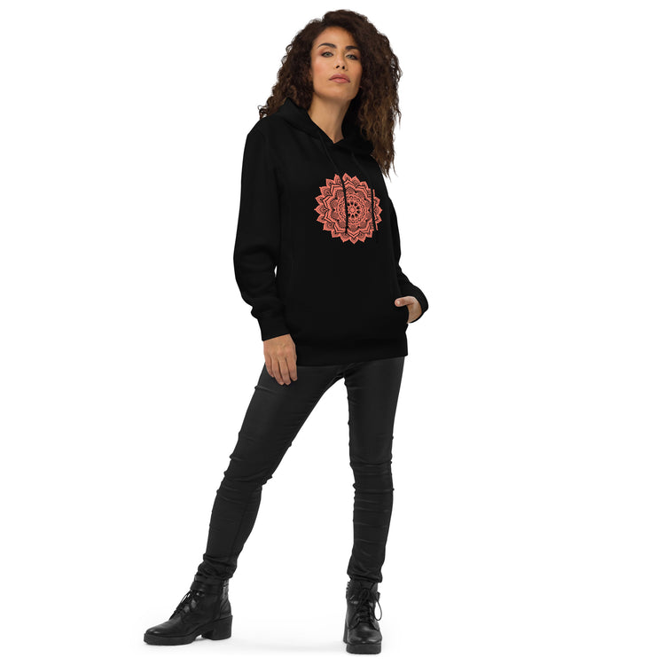 Mandala Orange Unisex Fashion Hoodie