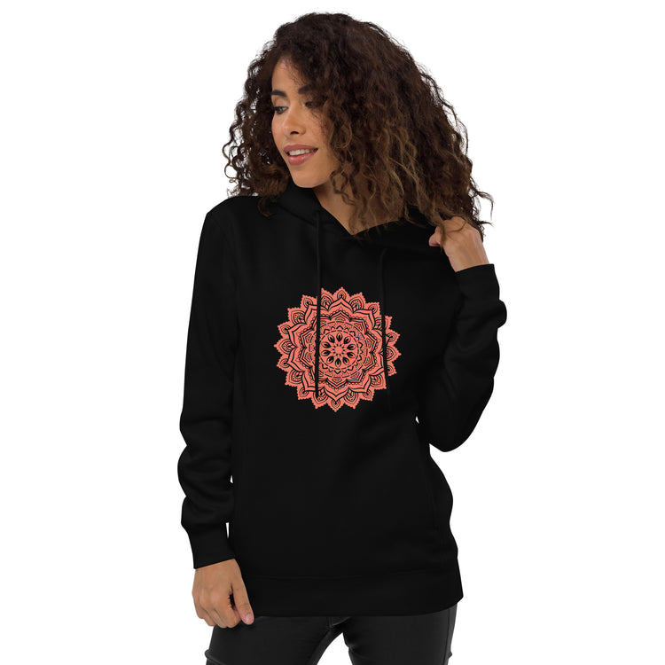 Mandala Orange Unisex Fashion Hoodie
