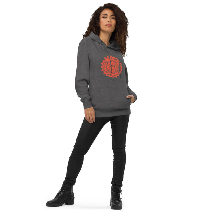 Mandala Orange Unisex Fashion Hoodie