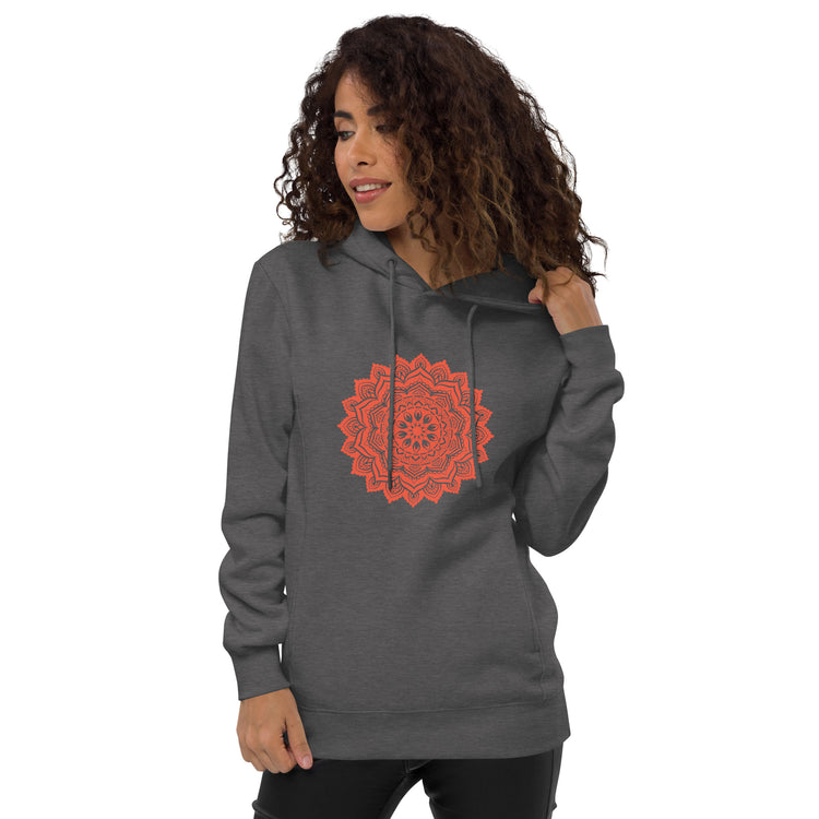 Mandala Orange Unisex Fashion Hoodie