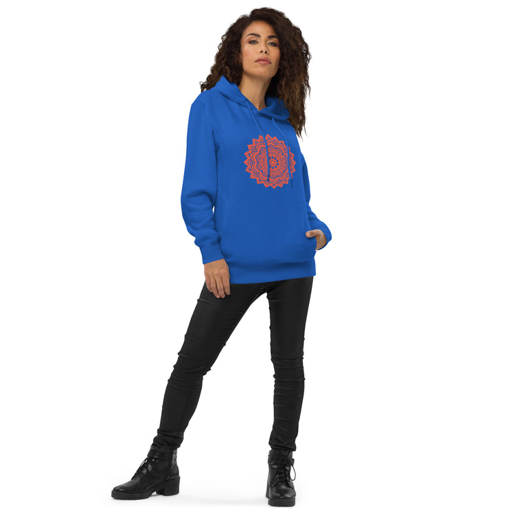 Mandala Orange Unisex Fashion Hoodie