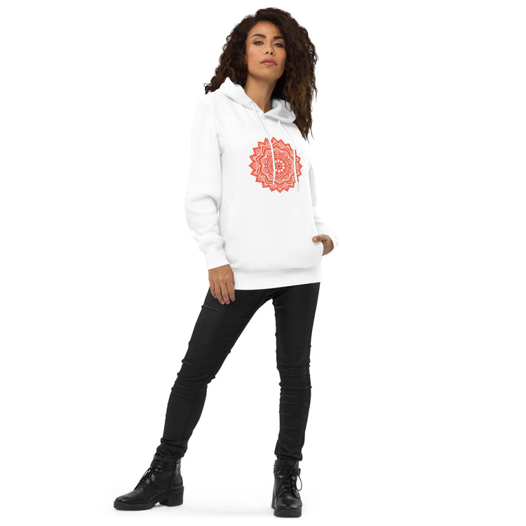 Mandala Orange Unisex Fashion Hoodie