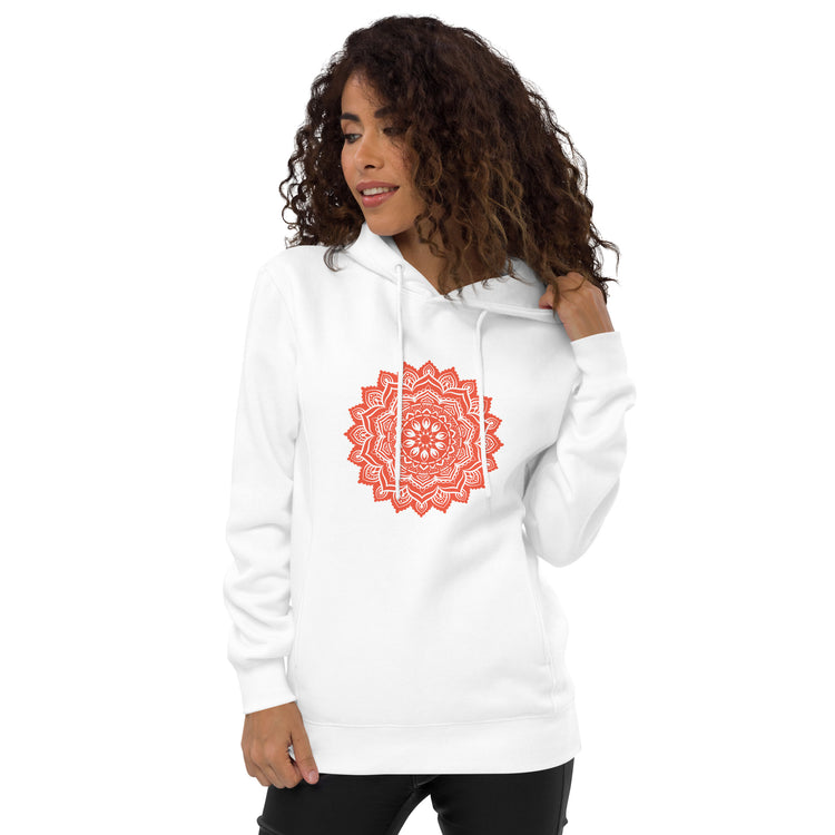 Mandala Orange Unisex Fashion Hoodie