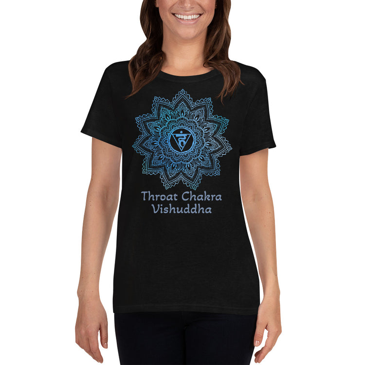 Throat Chakra Mandala Women's Short Sleeve T-shirt