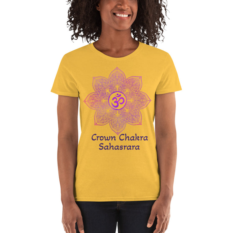 Crown Chakra Mandala Women's short sleeve t-shirt