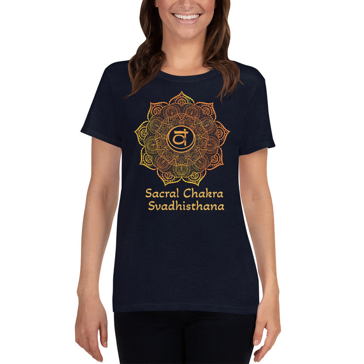 Sacral Chakra Mandala Women's Short Sleeve T-shirt