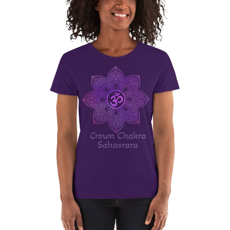 Crown Chakra Mandala Women's short sleeve t-shirt