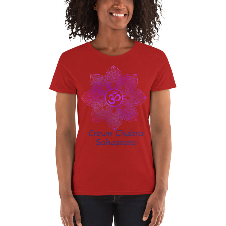 Crown Chakra Mandala Women's short sleeve t-shirt