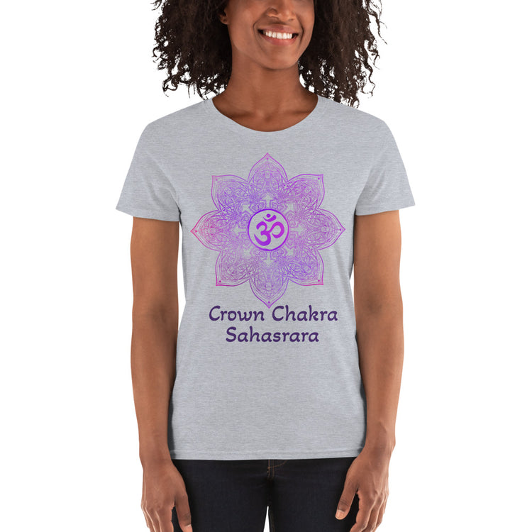 Crown Chakra Mandala Women's short sleeve t-shirt