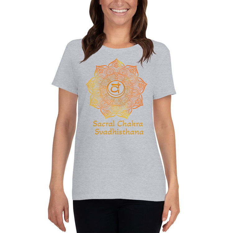 Sacral Chakra Mandala Women's Short Sleeve T-shirt