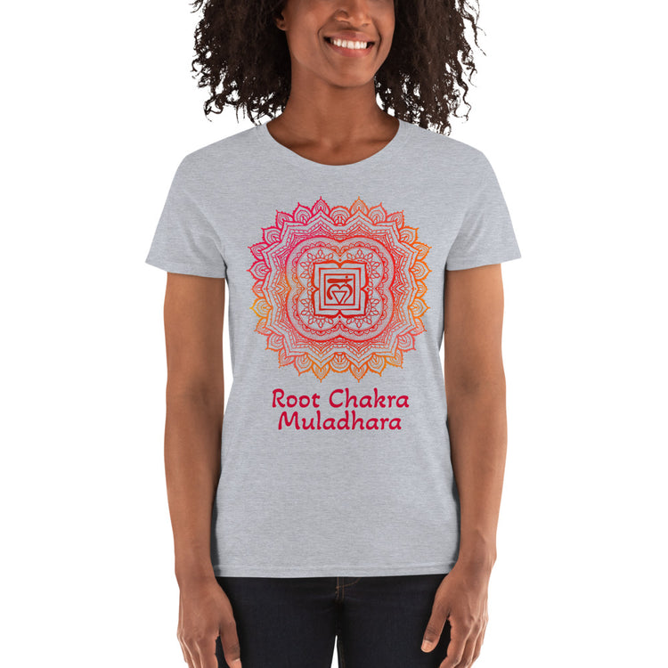 Root Chakra Mandala short sleeve t-shirt