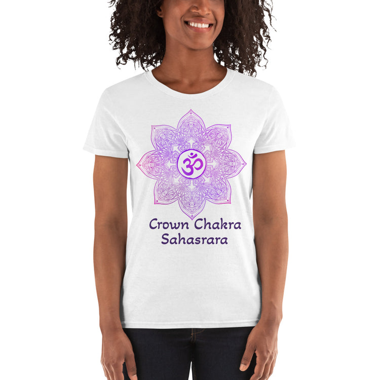 Crown Chakra Mandala Women's short sleeve t-shirt