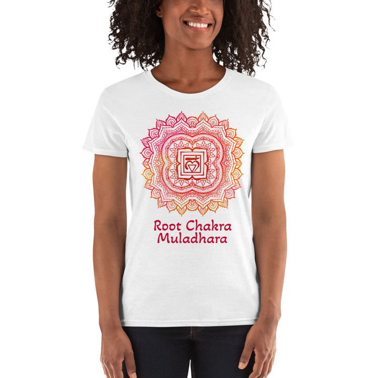 Root Chakra Mandala short sleeve t-shirt