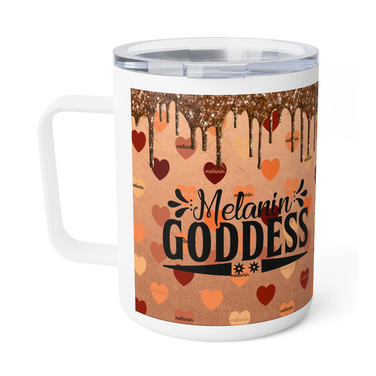 Melanin Goddess Insulated Coffee Mug, 10oz