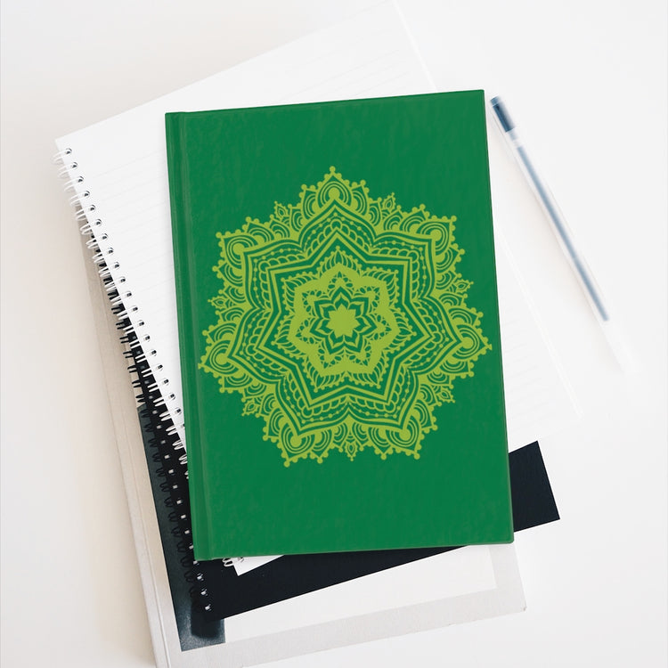 Journal Green Mandala - Ruled Line