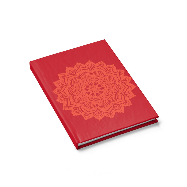 Journal Red Mandala - Ruled Line