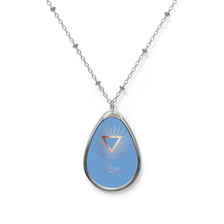 Element Water Oval Necklace