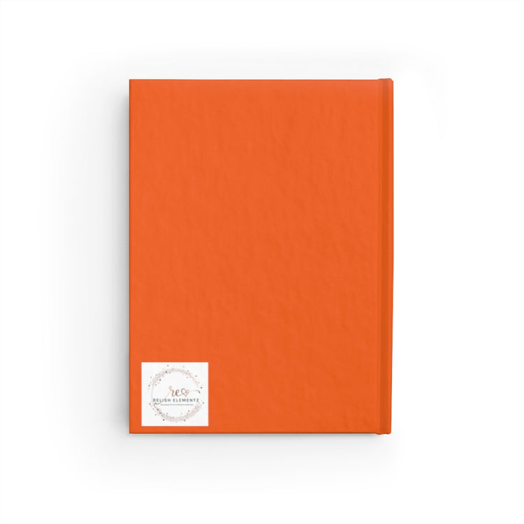 Journal Amber/Orange Mandala- Ruled Line