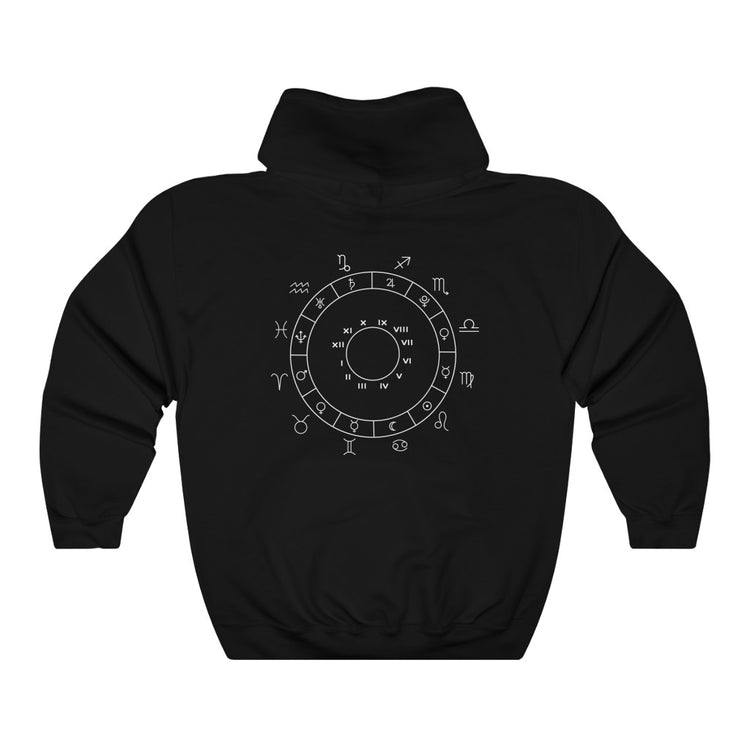 Pisces Symbol Hooded Sweatshirt