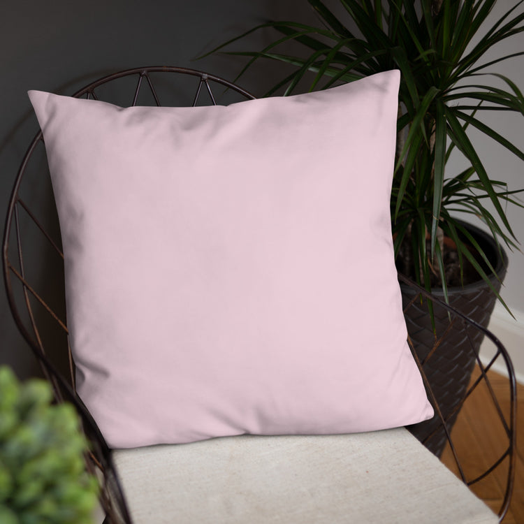 Pink with Sunflower Mandala Throw Pillow