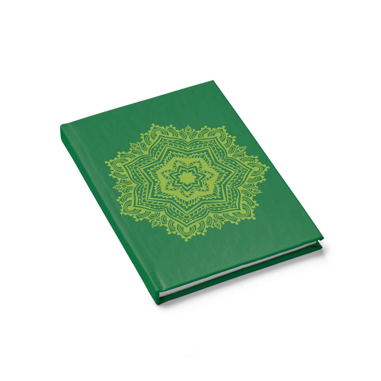 Journal Green Mandala - Ruled Line