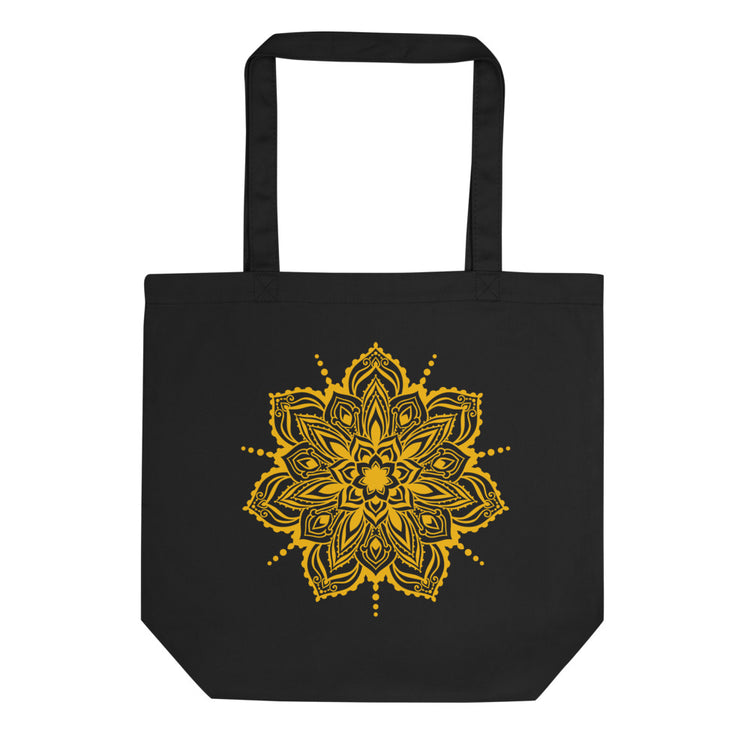 Amber Mandala Eco Tote Bag