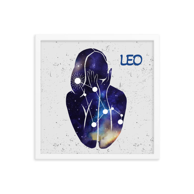 Zodiac Leo Framed poster