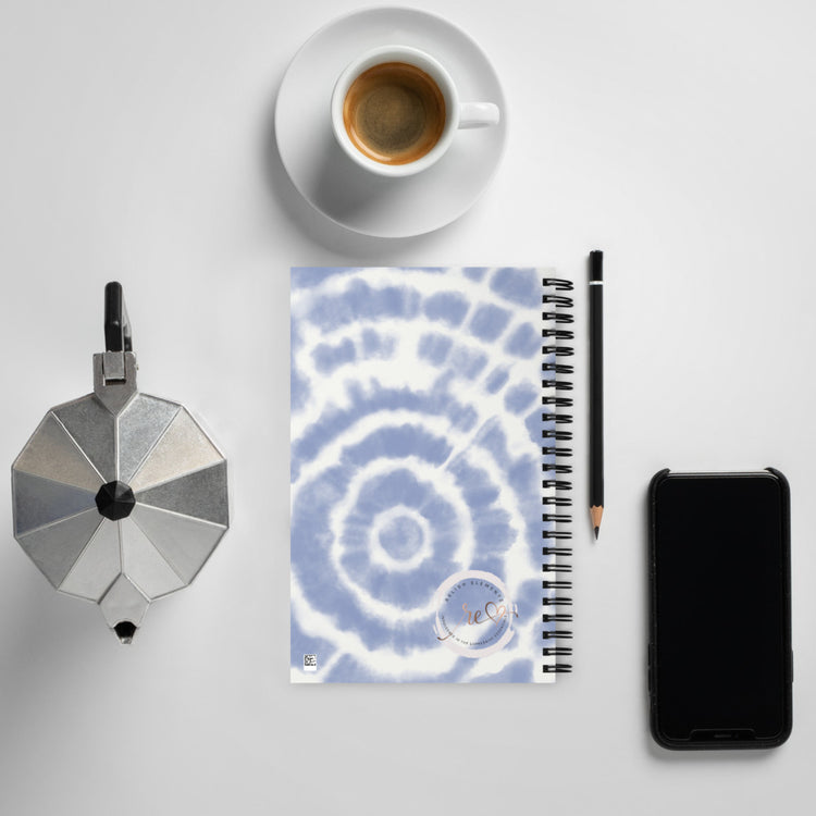 Dotted Pages Spiral Notebook Blue