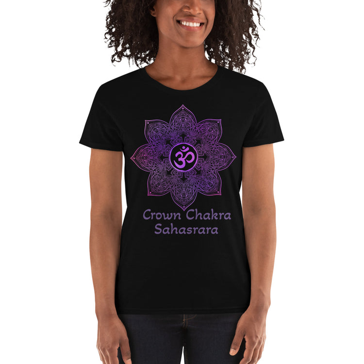 Crown Chakra Mandala Women's short sleeve t-shirt