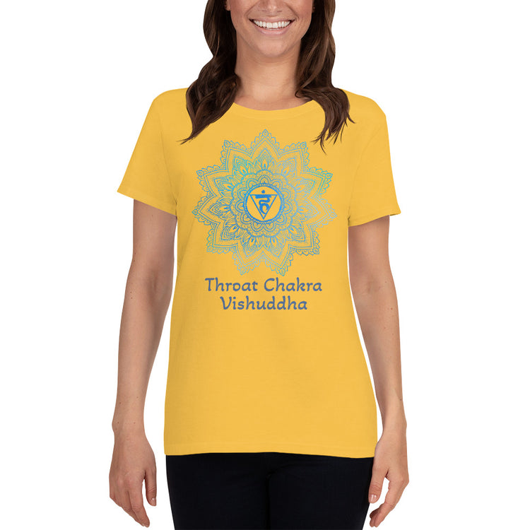 Throat Chakra Mandala Women's Short Sleeve T-shirt