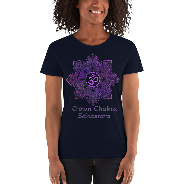 Crown Chakra Mandala Women's short sleeve t-shirt