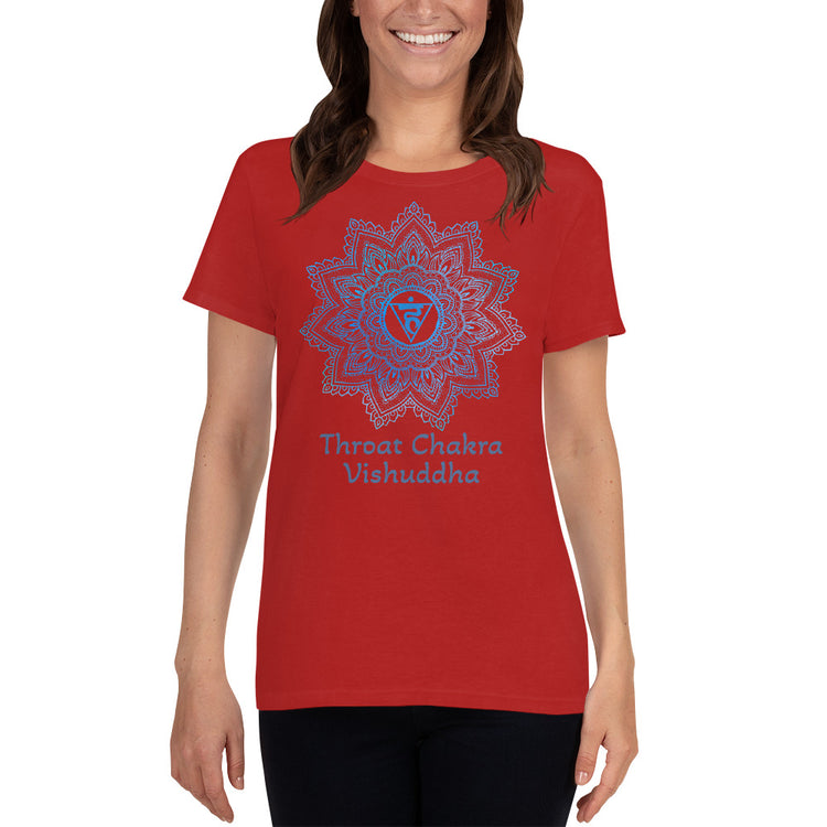 Throat Chakra Mandala Women's Short Sleeve T-shirt